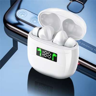 New J3 pro TWS portable charging case noise cancellation bluetooth digital display earphone gaming wireless headphone earphone